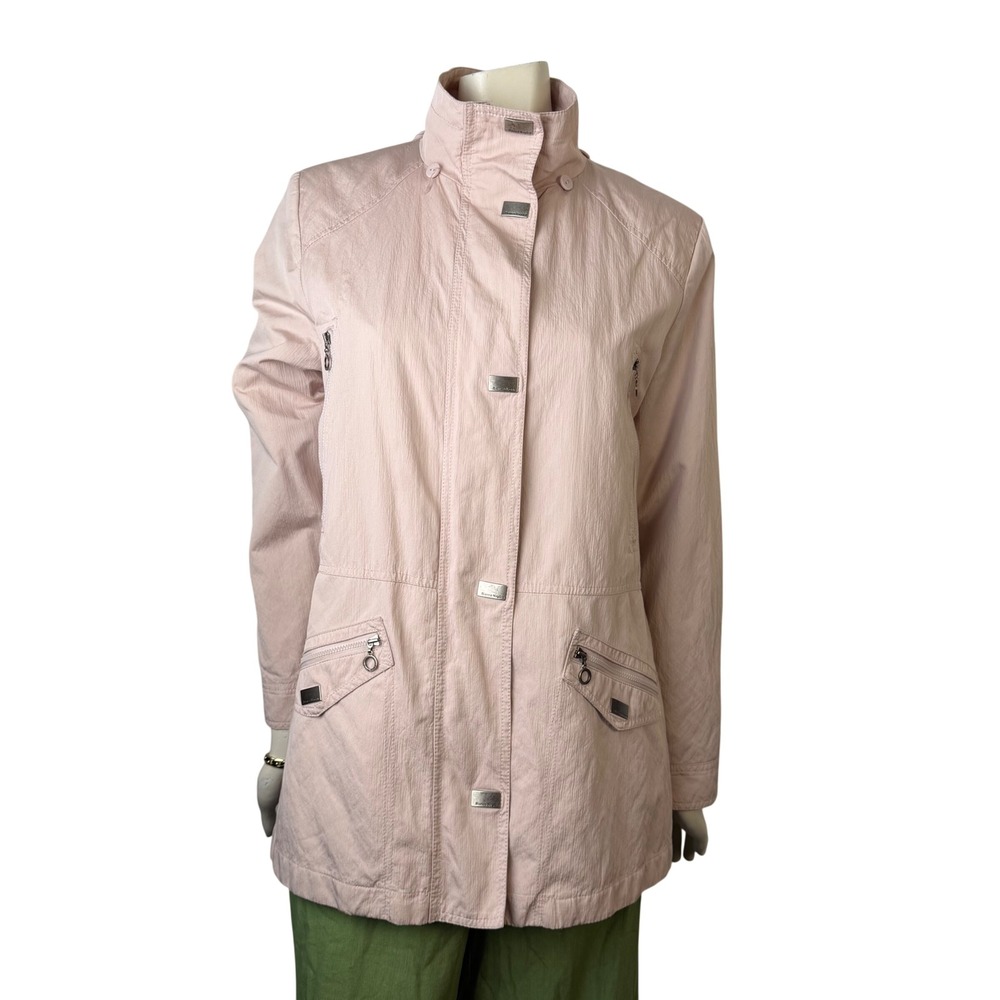 Bianca Nygard Windbreaker Jacket Removable Hood Multi Pockets Gorpcore Utility M